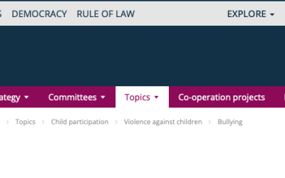 Council of Europe – Bullying